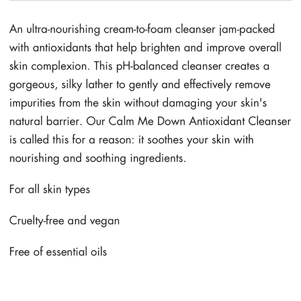 SMOOD Skincare calm me down antioxidant cleanser - Picture 3 of 4